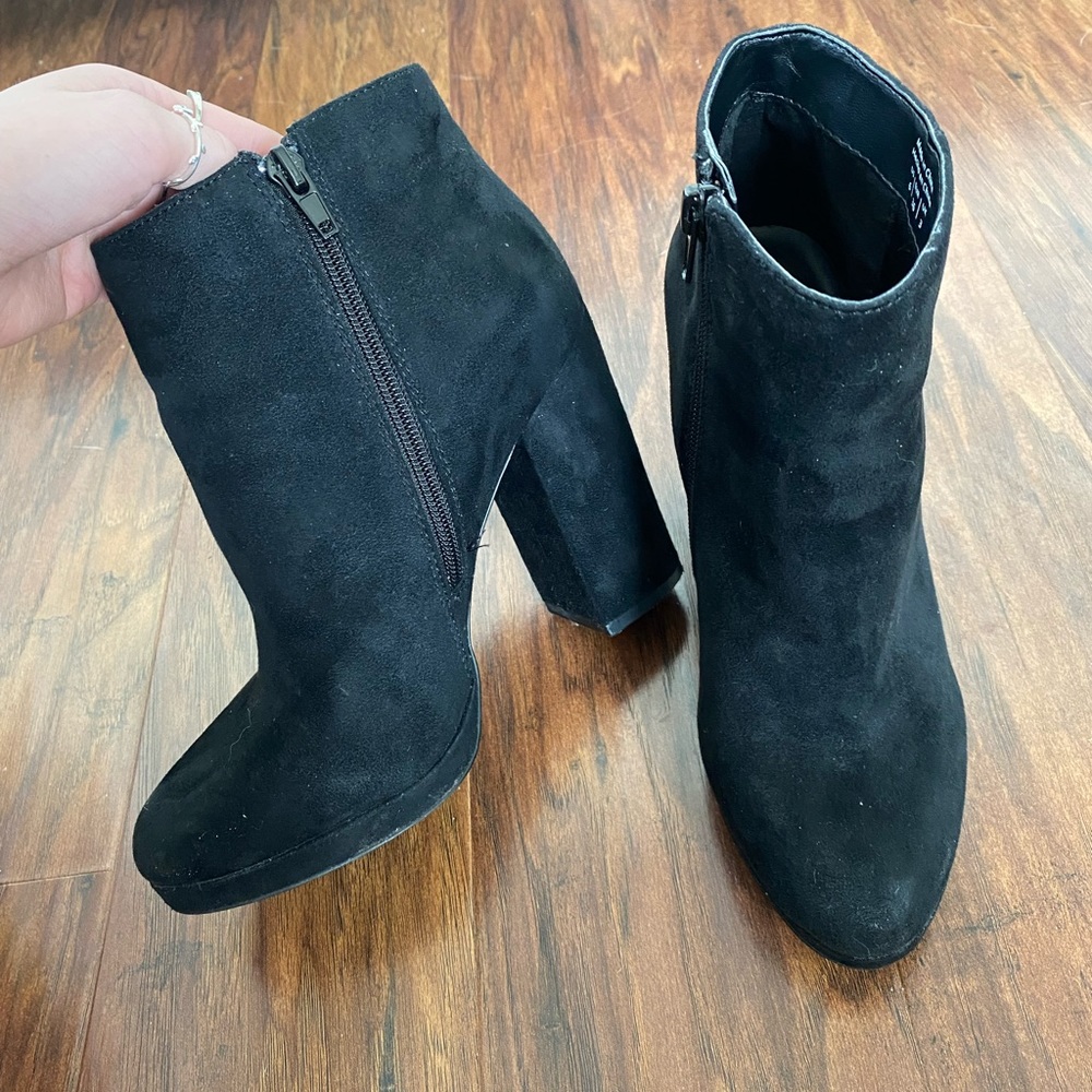 Call it Spring Suede Ankle Booties
